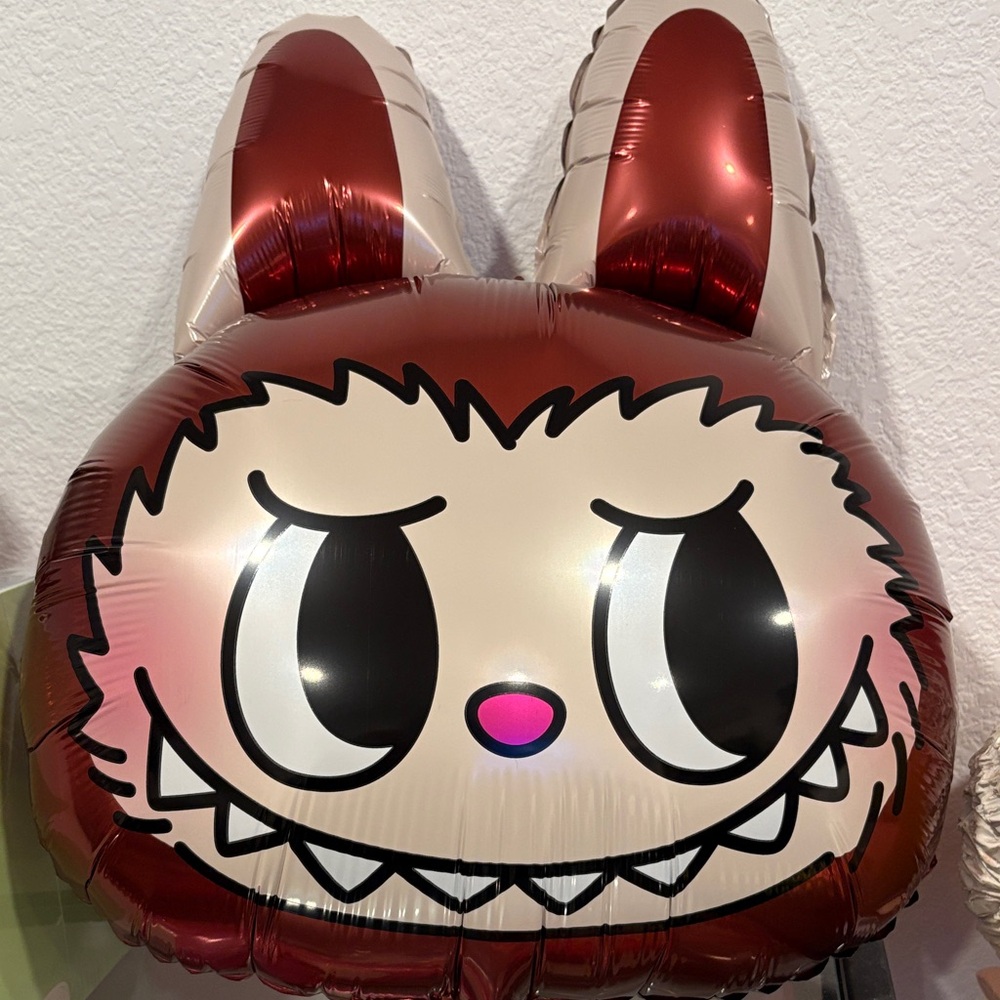 Labubu Balloon Brown Face